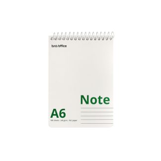 Spiralblock A6, linjerat,100 ark 60g