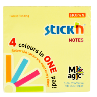 Magic Notisblock 76x76 Pastel