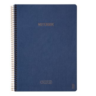 KOZO Anteckningsbok A4 Premium Navy